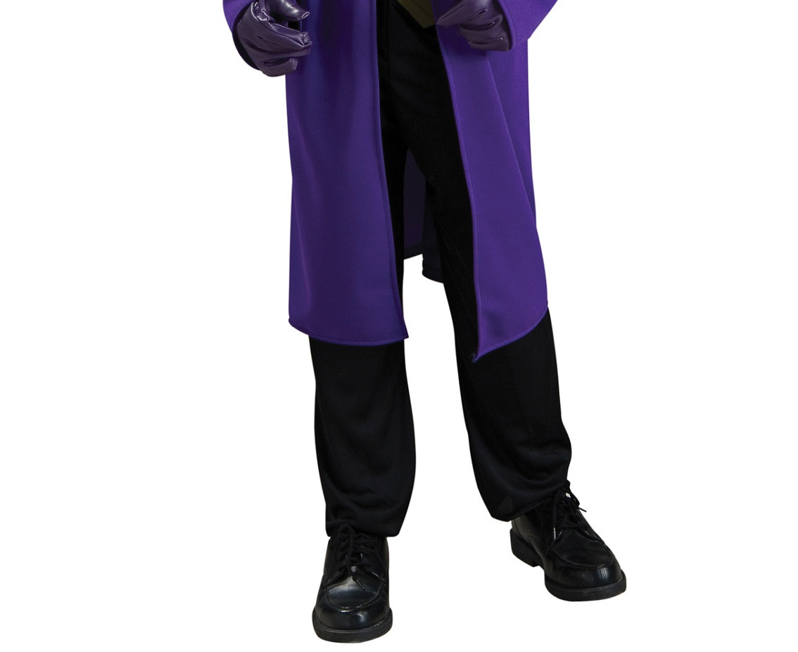 Includes: The Joker jacket with attached printed shirt and mask